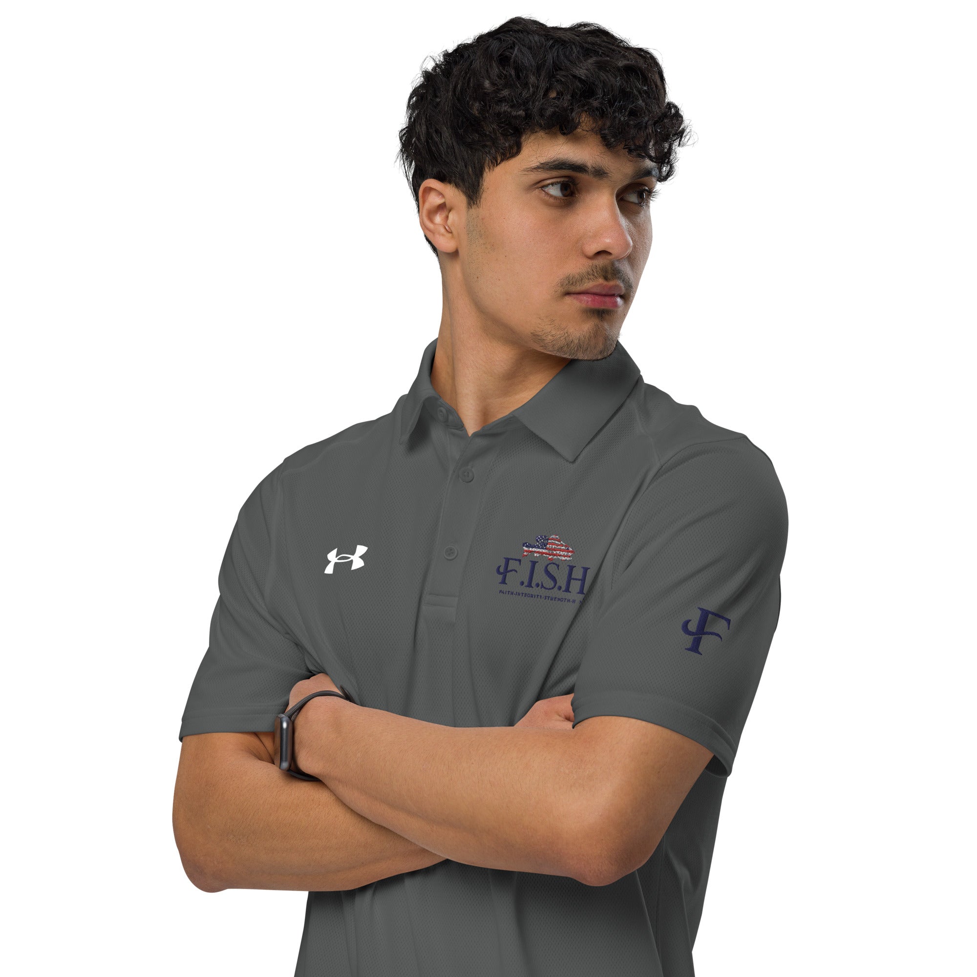 FISH Under Armour men s polo F.I.S.H. Clothing Co