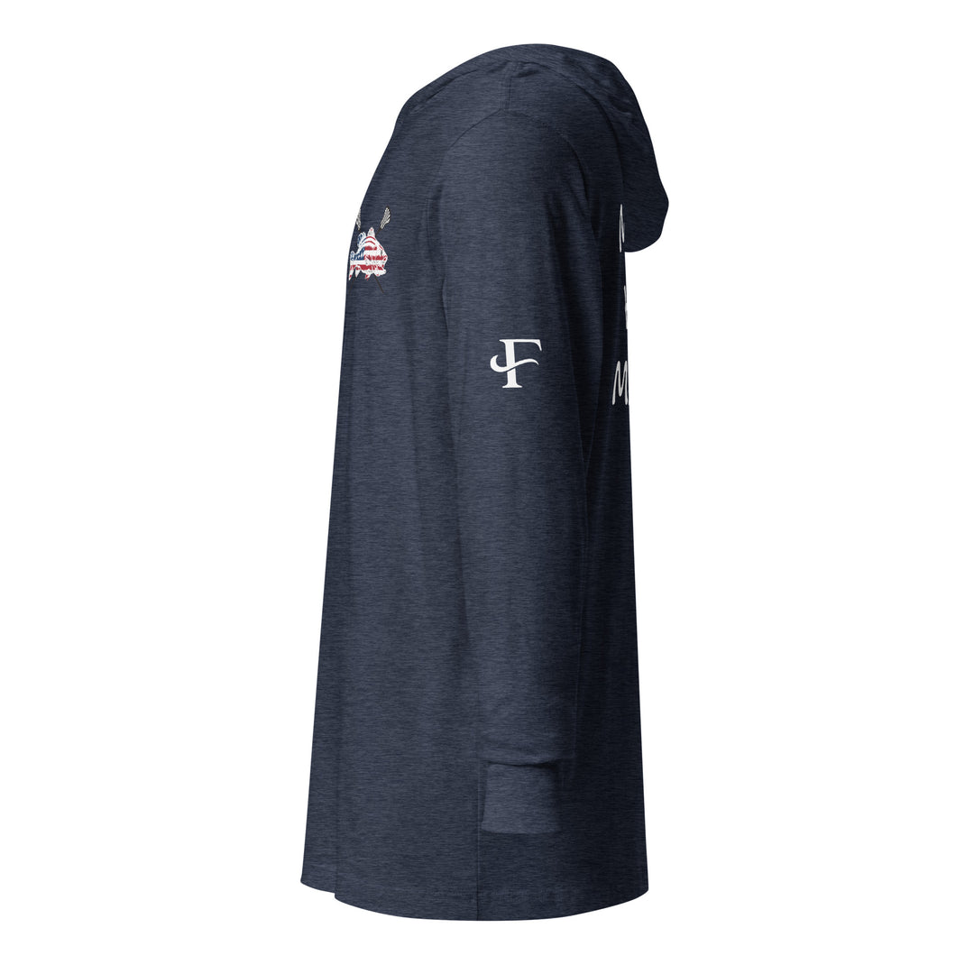 Fish Lax MH hooded long-sleeve tee