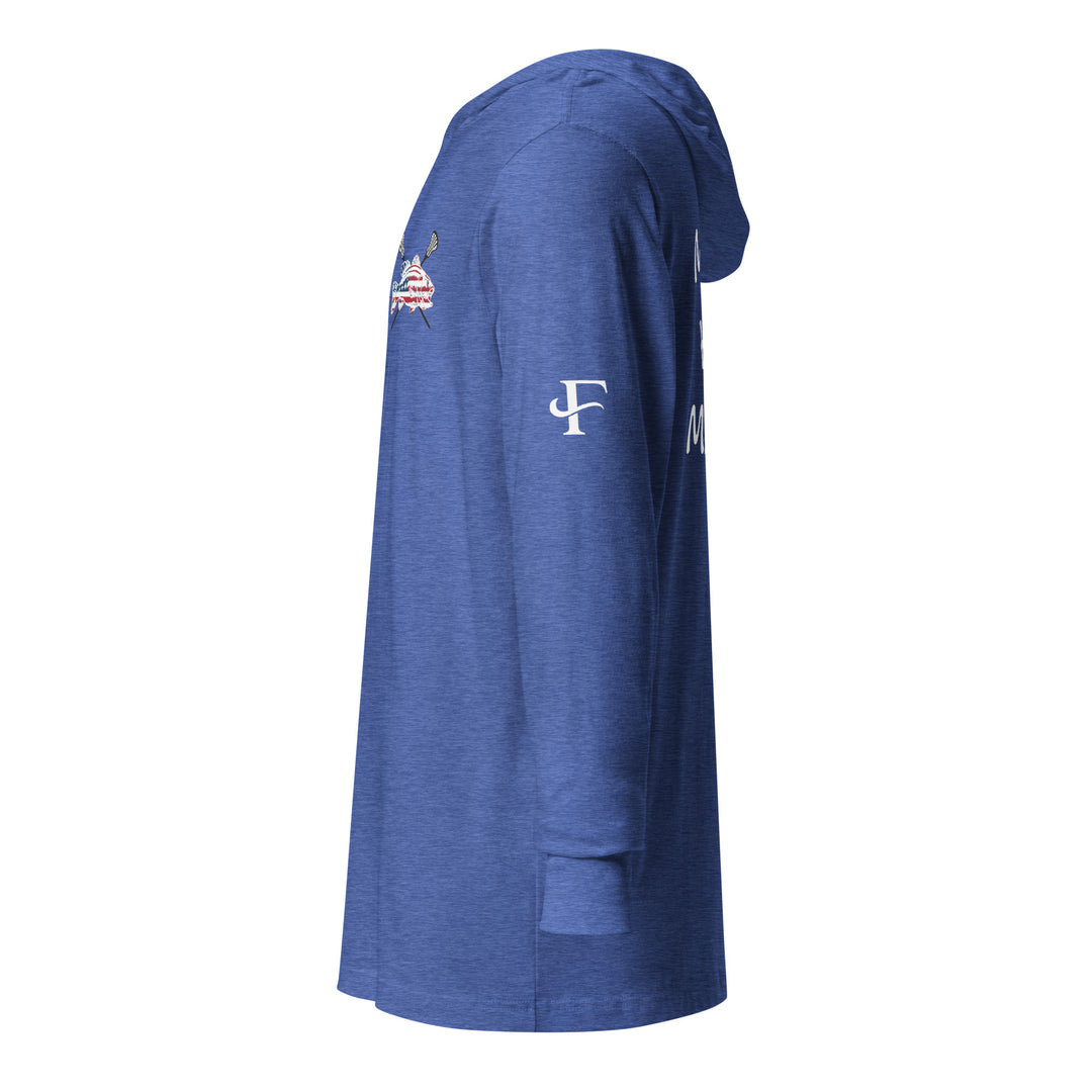 Fish Lax MH hooded long-sleeve tee