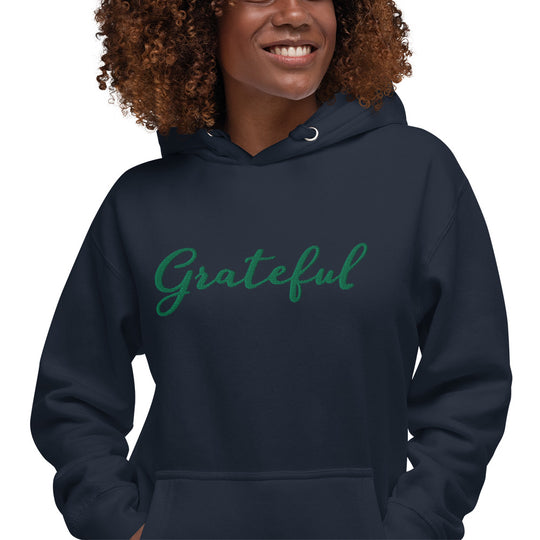Grateful script hoodie